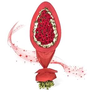 Açılış & Düğün Çiçeği - Ayaklı Sepet Beyaz Gerbera Çiçekleri 