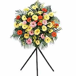 Düğüne Renkli Gerbera Ferforjesi