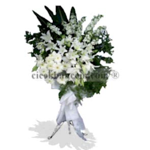 Nikah ve Düğünler İçin Beyaz Lilyum, Gerbera, Şebboy Ferforje